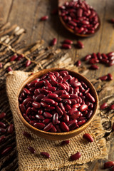 Raw Red Organic Kidney Beans