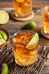 Dark and Stormy Rum Cocktail
