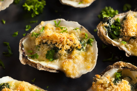Homemade Creamy Oysters Rockefeller