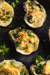 Homemade Creamy Oysters Rockefeller