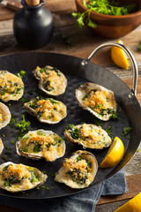 Homemade Creamy Oysters Rockefeller