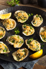 Homemade Creamy Oysters Rockefeller