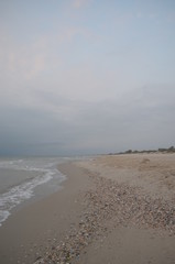 Пляж, море, утро, рассвет / Beach, sea, morning, dawn