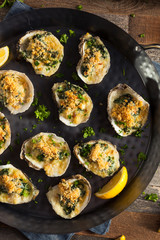 Homemade Creamy Oysters Rockefeller
