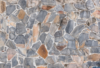 pattern of decorate Slate Stone wall