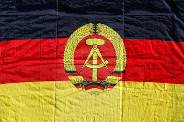The former German Democratic Republic flag - 104531701