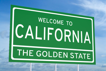 Welcome to California concept