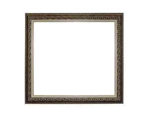 Picture frame isolated on white.