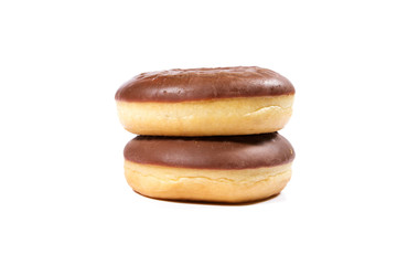Delicious chocolate donuts