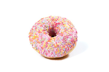 Delicious strawberry donuts