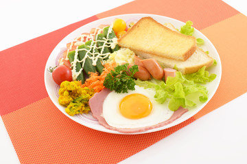 おいしそうな朝食