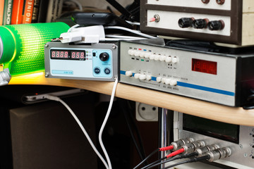 Fototapeta premium Workplace and engineer equipment