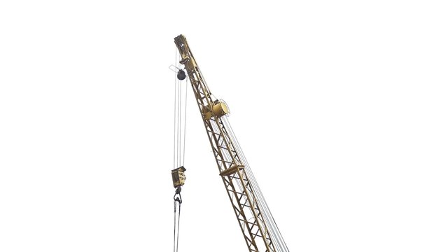 crane  lifting force industry for the construction video