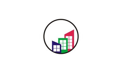 cityscape home icon logo