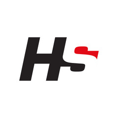 Fototapeta premium innitial logo HS
