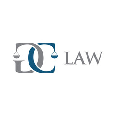 Fototapeta premium innitial logo GC law