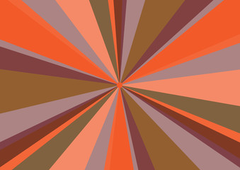 Rays Radius Background Center Orange