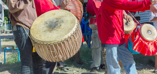Drummer at the festival