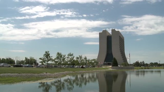 At the Fermilab National Accelerator Laboratory, scientists work on high energy particle physics.