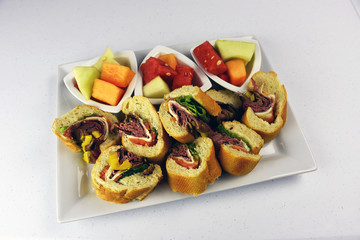 Roast Beef Deli Hoagie Appetizer