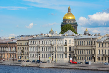 Obraz premium St. Petersburg, view of the English embankment