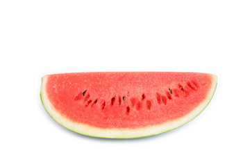 sweet ripe watermelon on white background