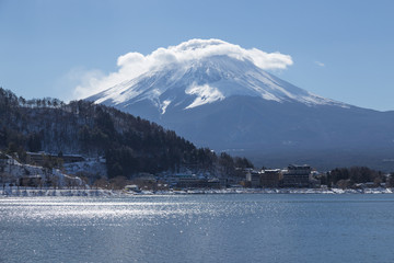 Mt.Fuji in winter, Japan