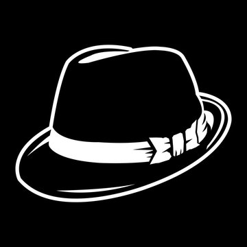 Fedora Hat Vector Icon