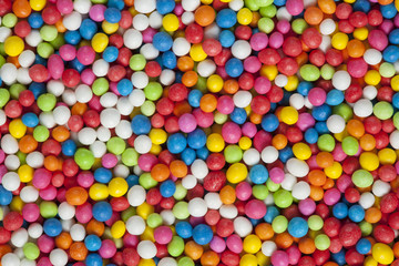 Fototapeta na wymiar color full micro sugar ball#2, close-up