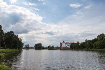 Fototapeta premium The Mirsky Castle Complex is a UNESCO World Heritage site in Bel