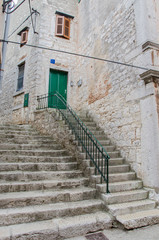 Treppen zur Eingangstür