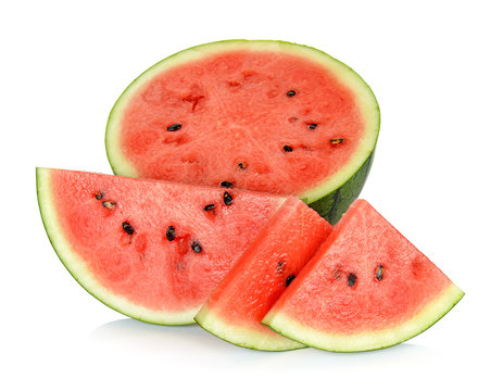 watermelon isolated on the white background