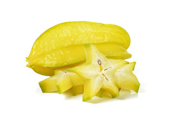 Star apple isolated on the white background