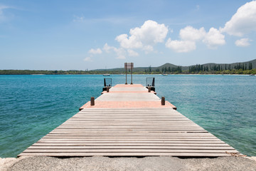 Fototapeta premium クト湾の桟橋