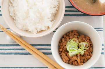 納豆とご飯
