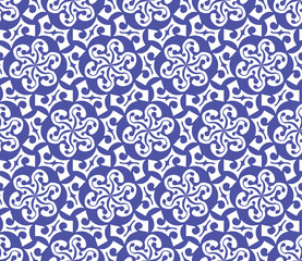 Seamless abstract floral interesting pattern