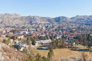 View of Cetinje city, Montenegro