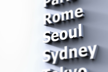 capital city focus on Seoul