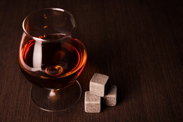 Brandy in glass