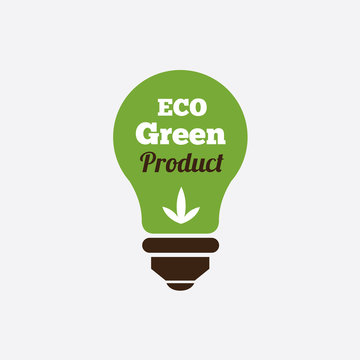 Eco green badge