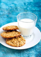 Peanut butter oatmeal cookies