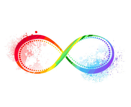 Rainbow Symbol Of Infinity