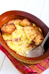 Bread and butter pudding