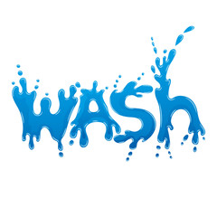 Wash sign.