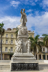 Fototapeta na wymiar Jose Marti Monument at the Parque Central in Havana