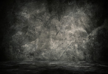 black concrete wall background