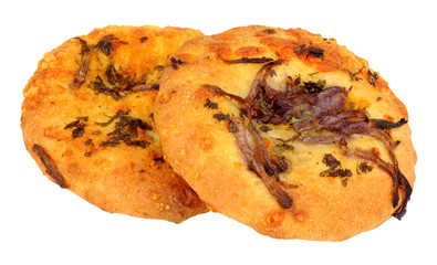 Two Cheese And Onion Flat Breads