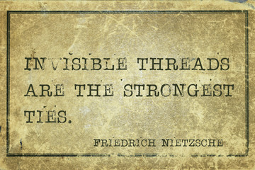 strong ties Nietzsche