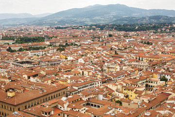 Obraz premium Elevated view of Florence