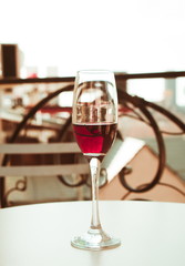 glass of wine